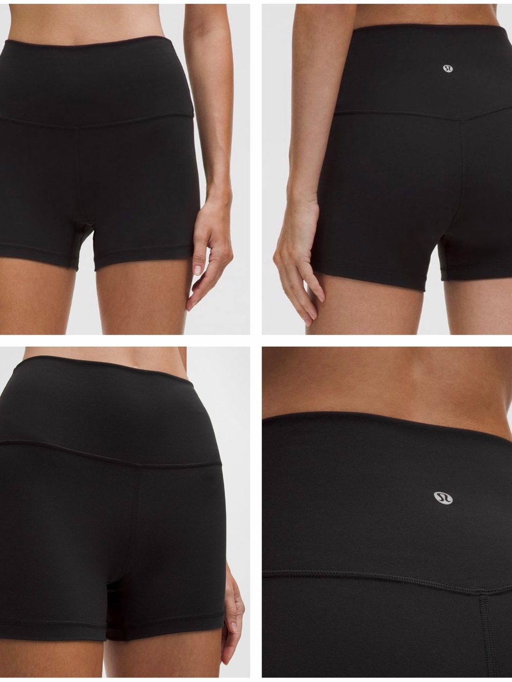 lululemon athletica Black High-Rise Athletic Shorts